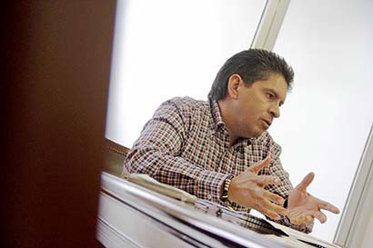 Fernando Soto Acosta, secretario de Finanzas estatal ■ foto: ernesto moreno