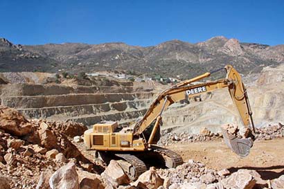 El proyecto Aranzazu Holding opera con una mina a tajo abierto en proceso de reclamación y una mina subterránea que produce minerales de cobre, oro y plata ■ FOTO: LA JORNADA ZACATECAS