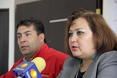 Fabiola Rivero, titular de SAMA, ofreció una conferencia de prensa ■ FOTO: ERNESTO MORENO
