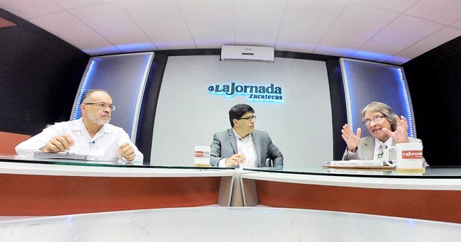Juan Francisco Valerio Quintero, Marco Antonio Torres Inguanzo y Rodolfo García Zamora ■ foto: MIGUEL ÁNGEL NÚÑEZ