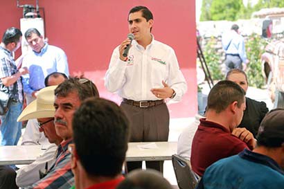 El alcalde anunció que el miércoles 10 de septiembre rendirá su primer informe de actividades ■ FOTO: LA JORNADA ZACATECAS