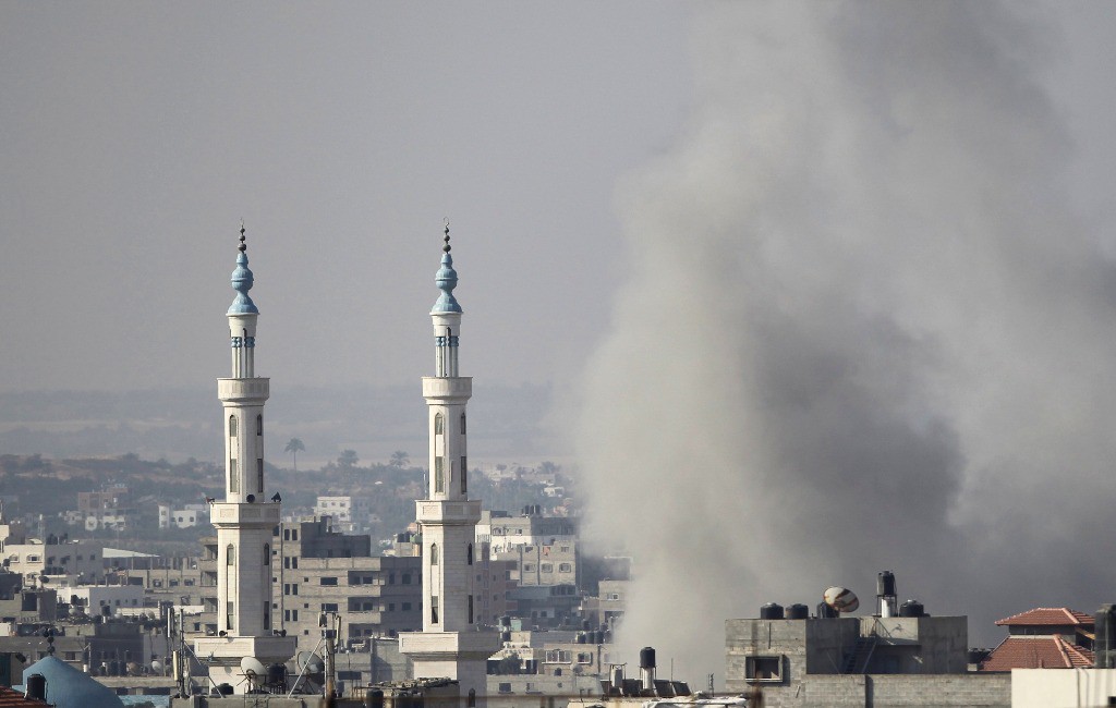 Ataques israelíes en Gaza. Foto Reuters
