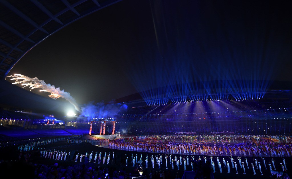 Ceremonia de inauguración de los Juegos Olímpicos de la Juventud Nanjing 2014, en China. Foto Xinhua
