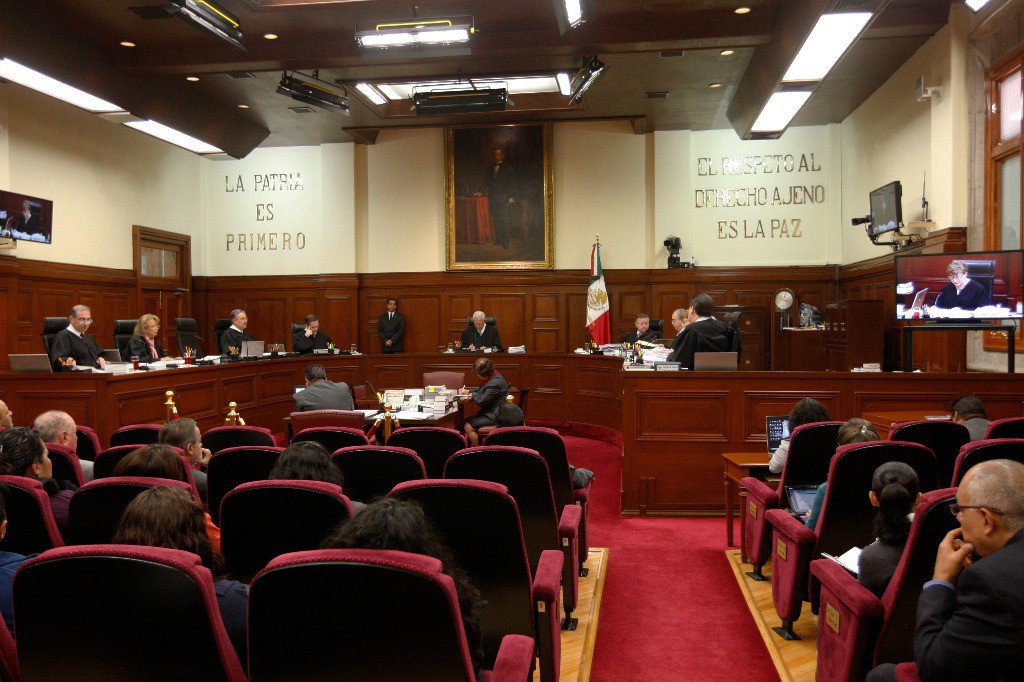 Sesión de la Suprema Corte este jueves. Foto: La Jornada