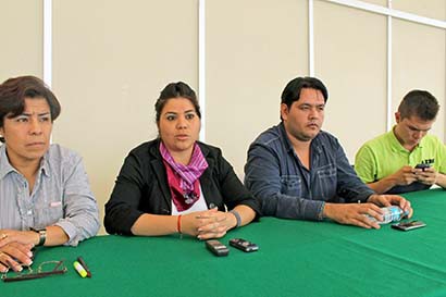Anuncio del Consejo Consultivo para el Desarrollo Sustentable, Región Occidente, sobre Zacatecas como la sede del foro juvenil de Cambio Climático ■ foto: rafael de santiago