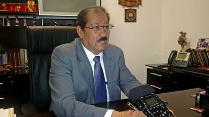 Carlos Almaraz, presidente de la Junta Local de Conciliación y Arbitraje ■ FOTO: ALMA TAPIA