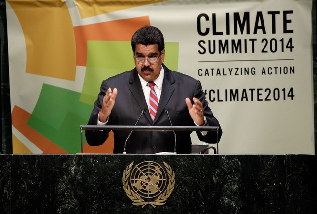 El presidente venezolano Nicolás Maduro denunció a las 