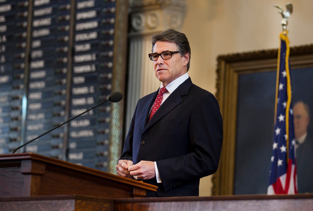 El gobernador de Texas, Rick Perry, el pasado 3 de septiembre. Foto Ap