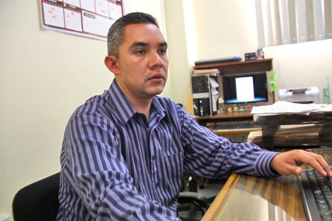 Ezequiel Reyes Durán, responsable estatal del Programa de VIH/SIDA de los Servicios de Salud de Zacatecas ■ foto: miguel ángel núñez