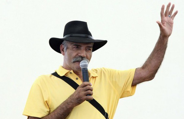 José Manuel Mireles, durante un evento el pasado 29 de mayo en la ciudad de México. Foto María Meléndrez Parada