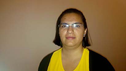 Viviana Sánchez Vargas, integrante del comité organizador del encuentro ■ foto: Alma Ríos
