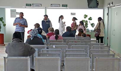 El 23 de octubre se conmemorará el Día del Médico. En la imagen, sala de espera del Hospital General de Zacatecas ■ foto: miguel ángel Núñez