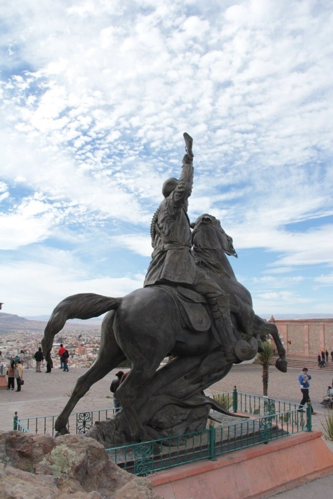 En la imagen, parte del conjunto monumental en La Bufa, que da cuenta de la Batalla de Zacatecas. Foto: MIGUEL ÁNGEL NÚÑEZ