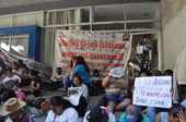 En imagen, manifestación de la CETEG en Chilpancingo. Foto: La Jornada