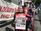 La viuda de un ex bracero, Olivia López, de 87 años, dijo sin ambages: “El gobierno mexicano no ayuda a nadie, es cómplice de maleantes”