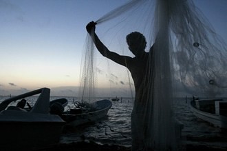 Pescadores en Quintana Roo. Foto Cuartoscuro