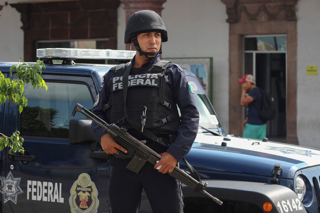 Policía Federal en Michoacán. Foto Cuartoscuro / Archivo
