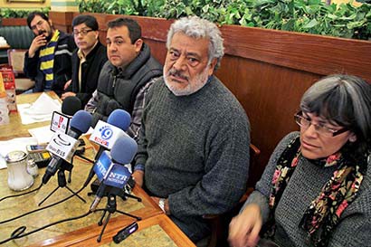 Integrantes de la Comisión Especial de Información brindaron una conferencia de prensa ■ foto: andrés sánchez
