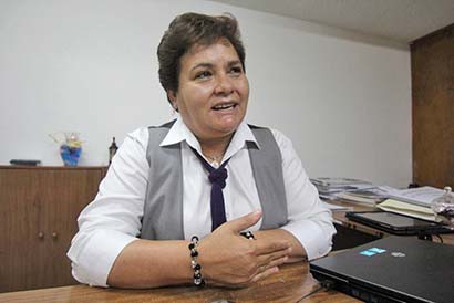 María Elena Nava Martínez, presidenta de la Comisión de Educación de la 61 Legislatura del estado ■ FOTO: LA JORNADA ZACATECAS