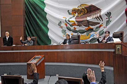 Aspecto de la sesión legislativa de este jueves ■ FOTO: LA JORNADA ZACATECAS