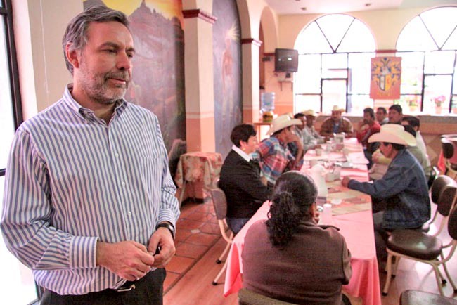 Alfonso Ramírez Cuéllar, ex perredista y dirigente de El Barzón ■ foto: La Jornada Zacatecas