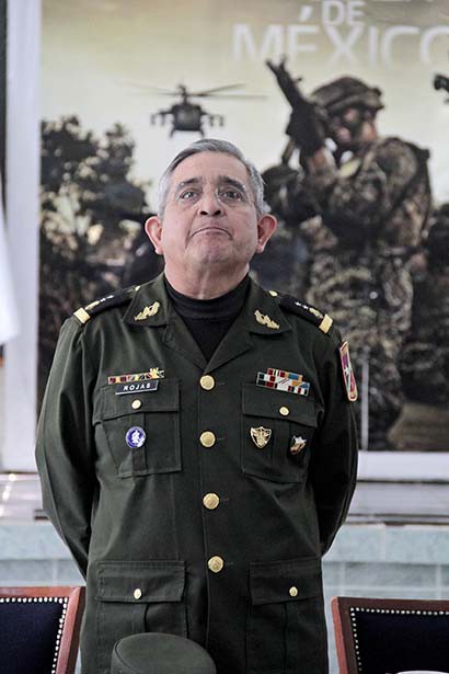 El General Antelmo Rojas Yáñez ofreció una entrevista a medios de comunicación ■ foto: La Jornada Zacatecas