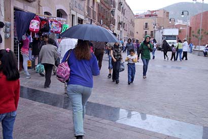 Para la zona conurbada, el pronóstico para hoy tiene el potencial de precipitaciones ligeras ■ foto: La Jornada Zacatecas