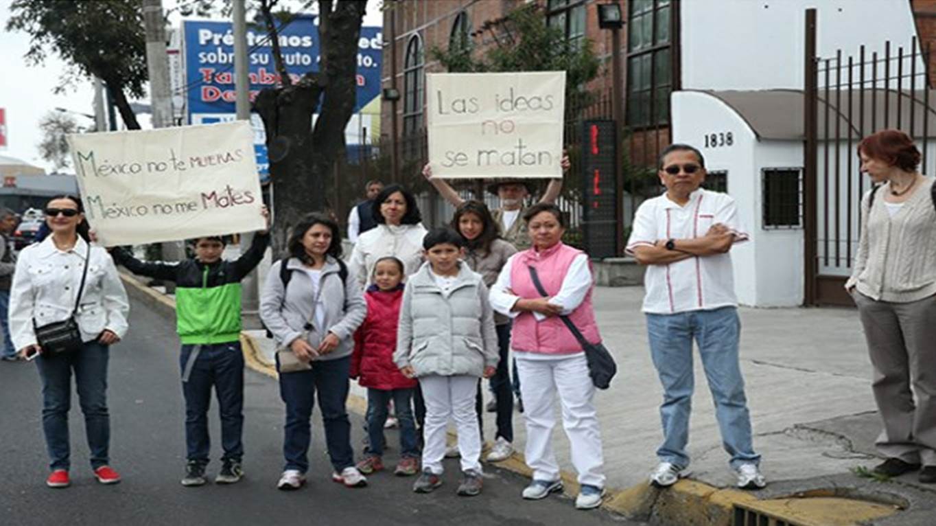 De camino al Zócalo. Foto Jesús Villaseca