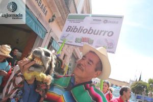 En la imagen, promoción del programa denominado Biblioburro. Foto: ANDRÉS SÁNCHEZ/Archivo