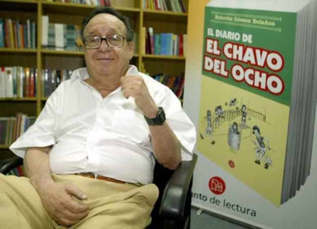 Roberto Gómez Bolaños, en entrevista con La Jornada en 2005 con motivo del lanzamiento de su libro “El diario de El Chavo del Ocho”. Foto: La Jornada