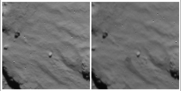 philae.jpg Indicio de que el módulo de aterrizaje tocó tierra en el cometa 67P en donde se han realizado una serie de pruebas científicas. Foto Ap