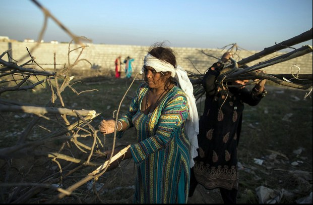 Mujeres en Islamabad, este martes. Foto Reuters