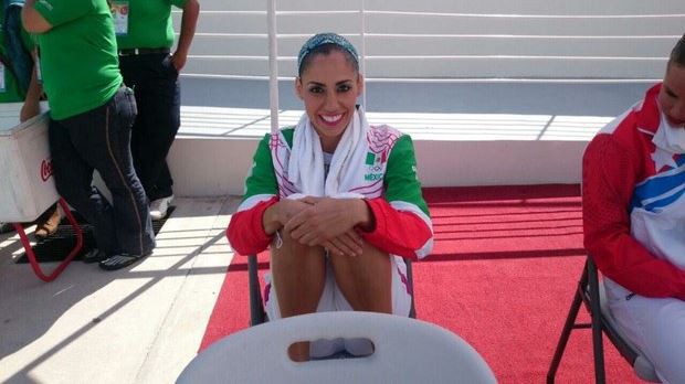 Nuria Diosdado se participa por tercera ocasión en Juegos Centroamericanos y del Caribe. Ftoto tomada de la cuenta de Twitter @CONADE