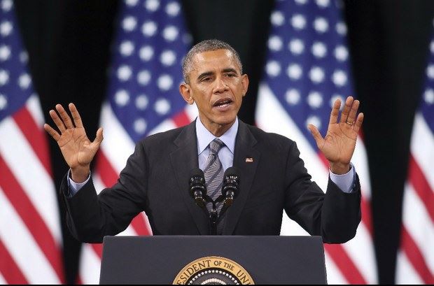 El presidente de EU, Barack Obama, defendió, la víspera, sus acciones sobre el plan migratorio. Foto Ap