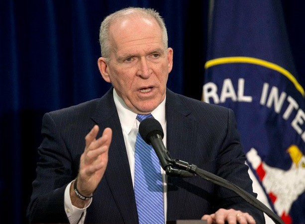 Director Central de la Agencia de Inteligencia (CIA), John Brennan al abordar el tema de las torturas, en las cárceles secretas de la Agencia. Foto AP