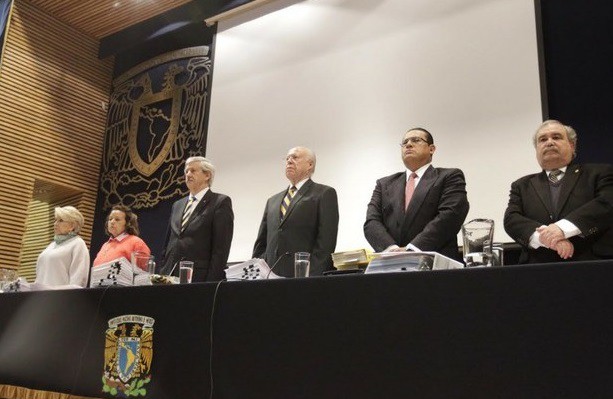Consejo universitario realizado en la UNAM. Foto Yazmín Ortega