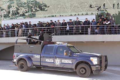 Se buscará más apoyo de la Policía Federal para reforzar la seguridad ■ FOTO: ERNESTO MORENO