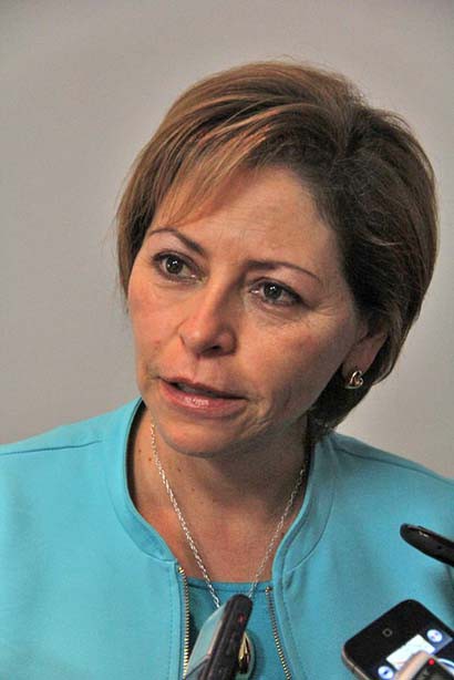 Patricia Salinas Alatorre, titular de la Secretaría de Economía ■ FOTO: LA JORNADA ZACATECAS