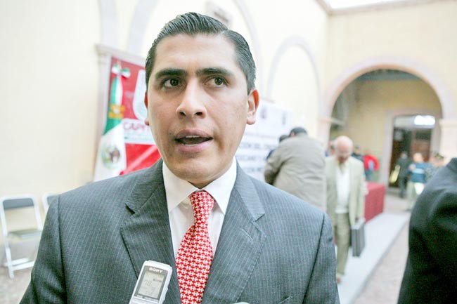 Carlos Peña Badillo, presidente municipal de Zacatecas ■ foto: andrés sánchez