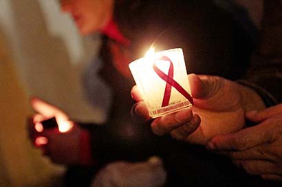 Aspecto del evento realizado con motivo del Día mundial en respuesta ante el VIH, donde se hizo énfasis en aspectos de prevención por parte de los SSZ ■ FOTO: ERNESTO MORENO