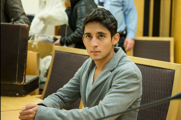 El estudiante mexicano, Adán Cortés Salas, compareció en la corte de Oslo, Noruega este viernes. Foto AP