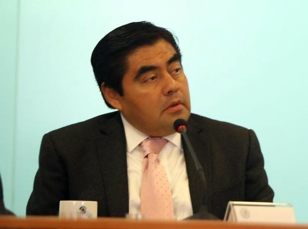 El presidente del Senado, Miguel Ángel Barbosa. Foto: La Jornada