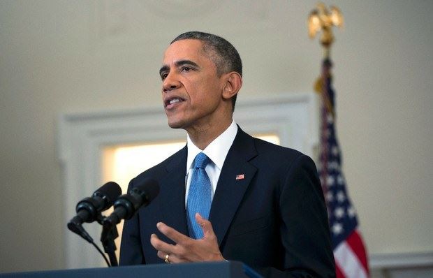 El presidente estadunidense Barack Obama, durante el mensaje desde la Casa Blanca este miércoles. Foto Reuters