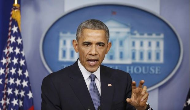 El presidente de Estados Unidos, Barack Obama, durante su última conferencia del año en la Casa Blanca. Foto Reuters