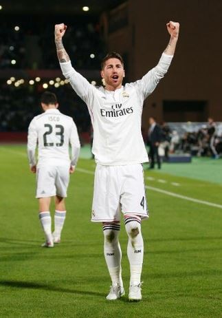 Sergio Ramos, anotó el primer gol del encuentro, en el minuto 14. Foto Reuters
