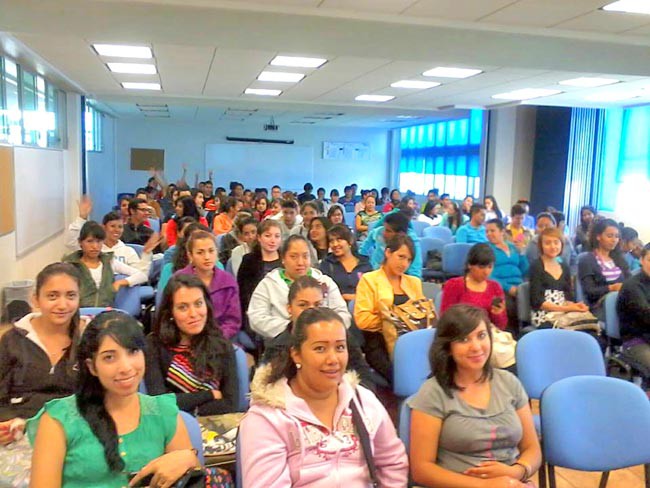 Aspectos de cursos de capacitación en la Unidad Académica de Enfermería ■ FOTOs: La Jornada Zacatecas
