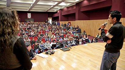 En asamblea celebrada el 19 de enero, los estudiantes rechazaron el nombramiento de Alfredo Colín