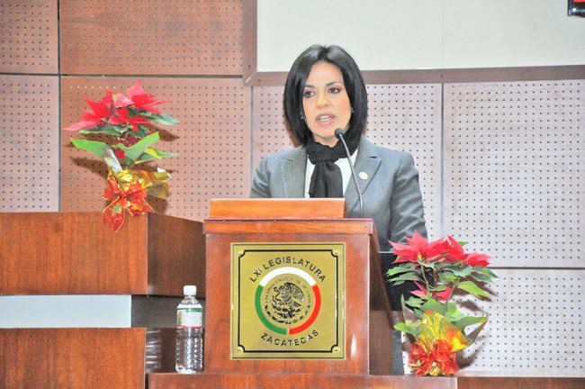 María Guadalupe Medina, diputada local por el PAN ■ foto: La Jornada Zacatecas