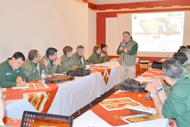 Aspecto de la reunión de planeación del instituto ■ foto: La Jornada Zacatecas
