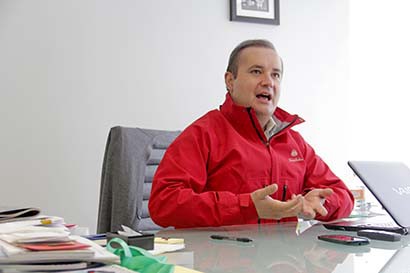 René González, director del Consejo Estatal de Desarrollo Económico de Zacatecas ■ foto: ernesto moreno